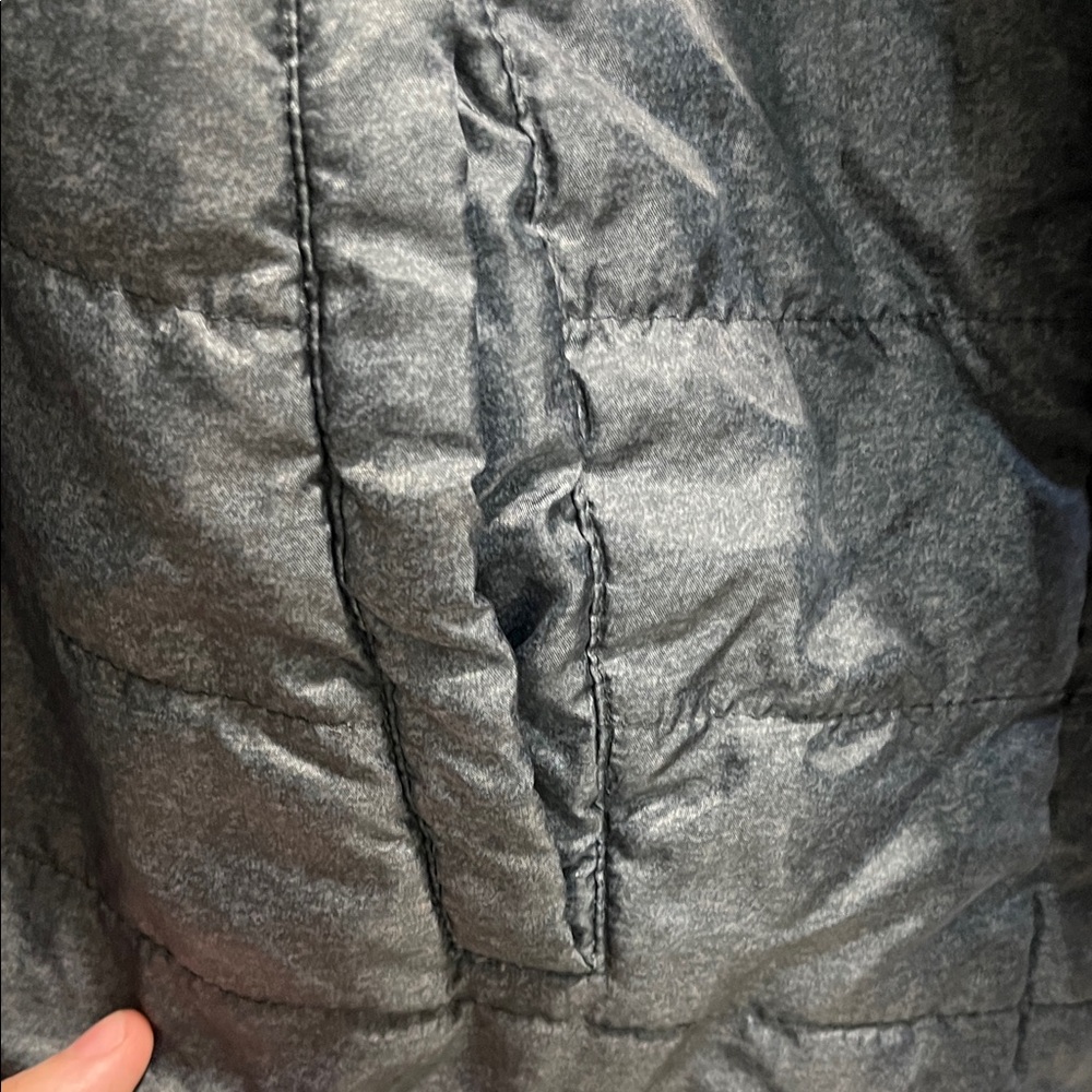 Preowned Marc Ecko Puffer Jacket Hoodie Zip Up Size Large Y2K . - Picture 6 of 13